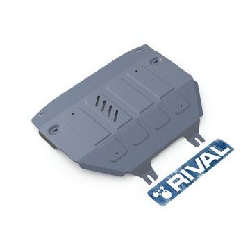 Защита картера + КПП алюминий 4 мм RIVAL для Mini Cooper Countryman, V - 1.6 2010-/Mini Cooper S Countryman, V - 1.6 2010-