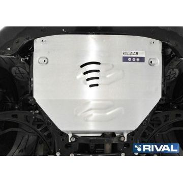 Защита картера + КПП алюминий 4 мм RIVAL для Mini Cooper S, V - все 2006-2014/Mini Cooper, V - все 2006-2014