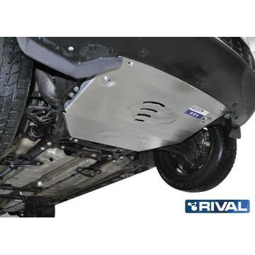 Защита картера + КПП алюминий 4 мм RIVAL для Mini Cooper S, V - все 2006-2014/Mini Cooper, V - все 2006-2014