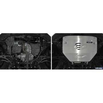 Защита картера + КПП алюминий 4 мм RIVAL для Mini Cooper S, V - все 2006-2014/Mini Cooper, V - все 2006-2014