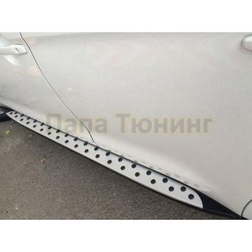 Пороги алюминиевые OEM Tuning для Mitsubishi ASX 2010-