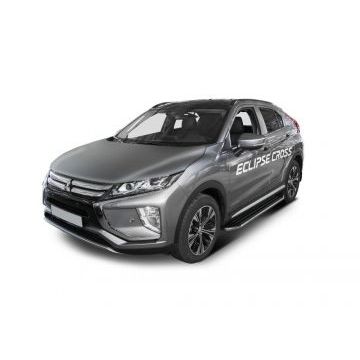 Пороги алюминиевые Rival Premium для Mitsubishi Eclipse Cross 2018-