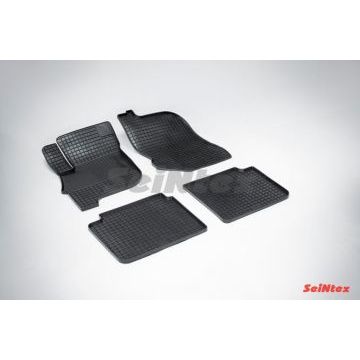 Коврики резиновые Seintex с рисунком Сетка для Mitsubishi Galant 2004-2012 Коврики резиновые Seintex с рисунком Сетка для Mitsubishi Galant 2004-2012
