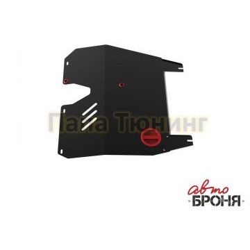 Защита картера и КПП Автоброня для 1,6 сталь 2 мм для Mitsubishi Lancer 9 2003-2010