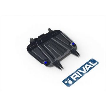 Защита картера + КПП Rival сталь 2 мм для Peugeot 4008, V - 2.0; Увеличенная 2012-2015