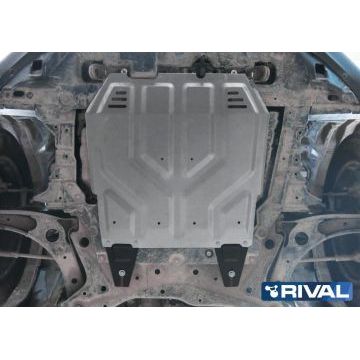 Защита картера + КПП алюминий 4 мм RIVAL для Citroen C4 Aircross, V - 1.6; 2.0 2012-2016/Citroen C-Crosser, V - 2.2; 2.4 2007-2013/Mitsubishi ASX, V - 1.6 2019-/Mitsubishi ASX, V - все 2010-2015/Mitsubishi ASX, V - все 2017-2019Mitsubishi Lancer X, V - 1.5; 1.8; 2.0 2007-2016/Mitsubishi Outlander XL, V - 2.0; 2.4 2007-2012/Peugeot 4007, V - 2.0; 2.4 2007-2012/Peugeot 4008, V - 2.0 2012-2015