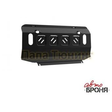 Защита радиатора сталь 2 мм АвтоБРОНЯ для Mitsubishi Pajero IV, V - 3.0; 3.2d(188л.с., 200л.с.); 3.8 2006-2011/Mitsubishi Pajero IV, V - 3.0; 3.2d(188л.с., 200л.с.); 3.8 2011-2014/Mitsubishi Pajero IV, V - 3.0; 3.2d(188л.с., 200л.с.); 3.8 2011-2014/Mitsubishi Pajero IV, V - 3.0; 3.2d(188л.с., 200л.с.); 3.8 2014-2020/Mitsubishi Pajero III, V - все 1999-2006