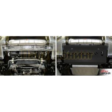 Защита радиатора сталь 2 мм АвтоБРОНЯ для Mitsubishi Pajero IV, V - 3.0; 3.2d(188л.с., 200л.с.); 3.8 2006-2011/Mitsubishi Pajero IV, V - 3.0; 3.2d(188л.с., 200л.с.); 3.8 2011-2014/Mitsubishi Pajero IV, V - 3.0; 3.2d(188л.с., 200л.с.); 3.8 2011-2014/Mitsubishi Pajero IV, V - 3.0; 3.2d(188л.с., 200л.с.); 3.8 2014-2020/Mitsubishi Pajero III, V - все 1999-2006