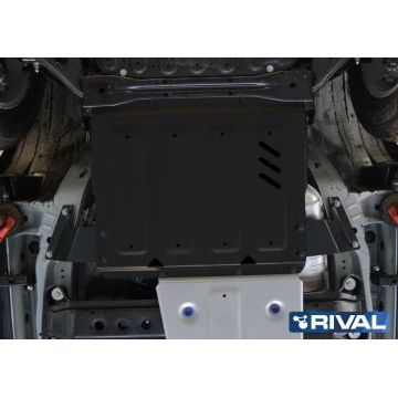 Защита РК Rival сталь 2 мм для Mitsubishi Pajero III, V - все 1999-2006