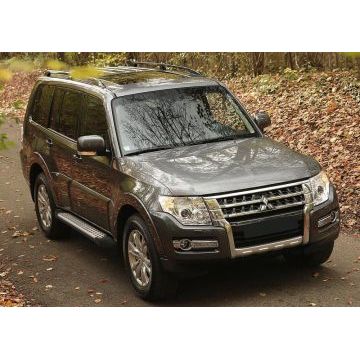 Пороги алюминиевые Rival BMW-Style для Mitsubishi Pajero 4 2006-