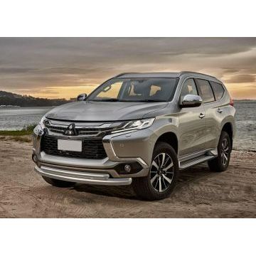 Защита передняя двойная 76-57 мм Rival для Mitsubishi Pajero Sport 2016-2021