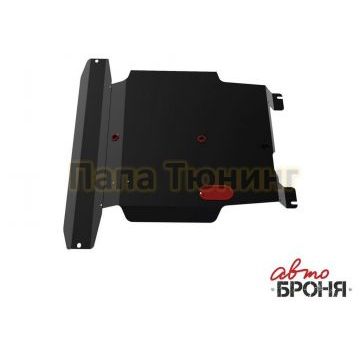 Защита картера + КПП сталь 2 мм АвтоБРОНЯ для Nissan AD Van, V - 1.5 1998-2003/Nissan Almera Classic, V - 1.6 2006-2012/Nissan Almera, V - 1.5 2000-2006/Nissan Bluebird Sylphy, V - 1.6 2000-2003/Nissan Sunny, V - 1.4; 1998-2003/Nissan Wingroad, V - 1.5; передний привод 1998-2003/