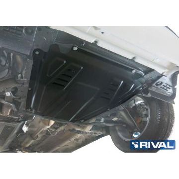 Защита картера + КПП Rival сталь 2 мм для Renault Sandero, V - 1.4; 1.6 2005-