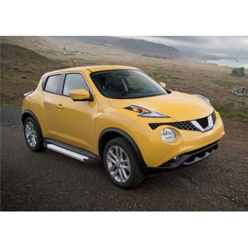 Пороги алюминиевые Rival Start на 4х2 для Nissan Juke 2010-2016