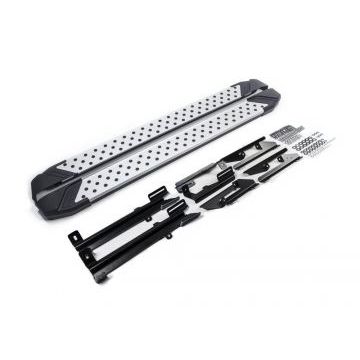 Пороги алюминиевые Rival BMW-Style V2 для Nissan Murano 2016-