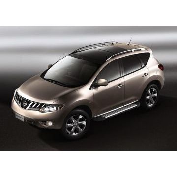 Пороги алюминиевые Rival BMW-Style V2 для Nissan Murano 2009-2016