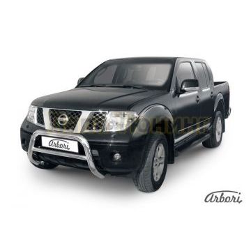 Кенгурин низкий 76 мм Slitkoff для Nissan Navara 2005-2010
