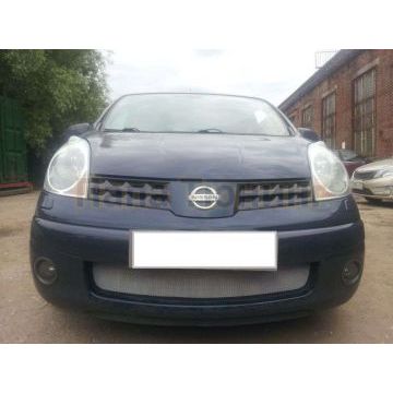 Защита радиатора хром РусСталь для Nissan Note 2006-2008 Защита радиатора хром РусСталь для Nissan Note 2006-2008