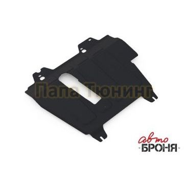 Защита картера и КПП Автоброня для 1,4 и 1,6 МКПП сталь 2 мм для Nissan Note 2006-2014 Защита картера и КПП Автоброня для 1,4 и 1,6 МКПП сталь 2 мм для Nissan Note 2006-2014