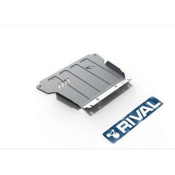 Защита картера Rival для 2,5D алюминий 4 мм для Nissan NP300 2008-2014