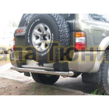 Защита заднего бампера d76 РусСталь для Nissan Patrol 1997-2004 Защита заднего бампера d76 РусСталь для Nissan Patrol 1997-2004