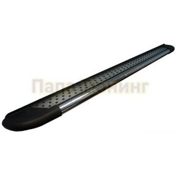 Пороги алюминиевые Topaz для Volkswagen Caravelle/Multivan/Transporter 2009-