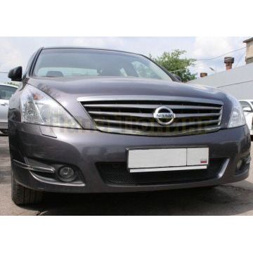 Защита радиатора Arbori черная сота 15 мм для Nissan Teana 2011-2014