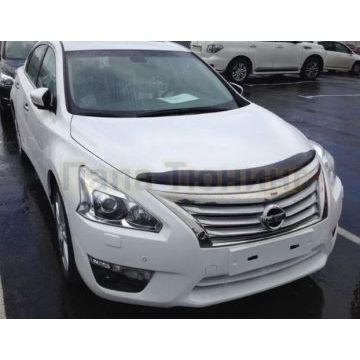 Дефлектор капота SIM для Nissan Teana 2014- Дефлектор капота SIM для Nissan Teana 2014-
