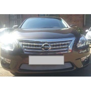 Защита радиатора хром РусСталь для Nissan Teana 2014- Защита радиатора хром РусСталь для Nissan Teana 2014-