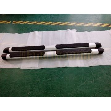 Пороги алюминиевые трубообразные OEM Tuning для Nissan Terrano 2014-