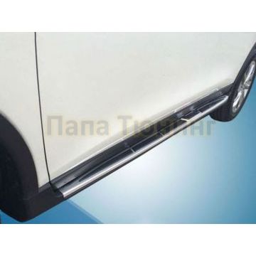 Пороги алюминиевые OEM-style для Nissan X-Trail T32 2015-