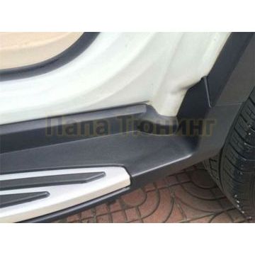 Пороги алюминиевые OEM-style для Nissan X-Trail T32 2015-