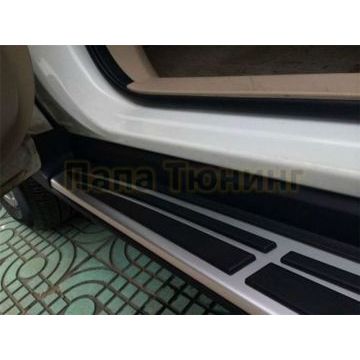 Пороги алюминиевые OEM-style для Nissan X-Trail T32 2015-