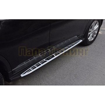 Пороги алюминиевые OEM-style для Nissan X-Trail T32 2015-