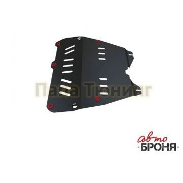 Защита картера + КПП сталь 2 мм АвтоБРОНЯ для Opel Astra, V - все 1997-2004/Opel Zafira, V - все 1999-2005