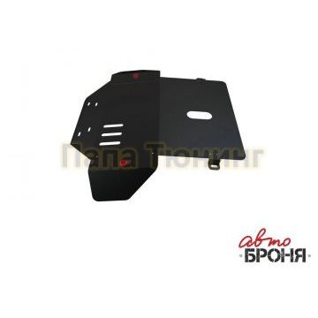 Защита картера + КПП сталь АвтоБроня для Opel Calibra, V - 2.0 1990-1997/Opel Astra, V - все 1991-2000/Opel Vectra, V - все 1988-1995