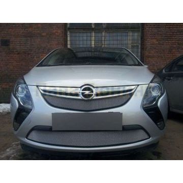 Защита радиатора хром верхняя РусСталь для Opel Zafira 2012- Защита радиатора хром верхняя РусСталь для Opel Zafira 2012-