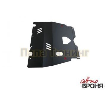 Защита картера и КПП Автоброня для 1,4 и 1,6 сталь 2 мм для Peugeot 206 2006-2012 Защита картера и КПП Автоброня для 1,4 и 1,6 сталь 2 мм для Peugeot 206 2006-2012