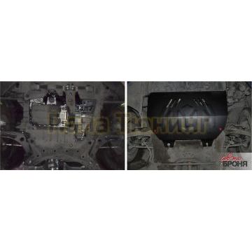 Защита картера и КПП Автоброня сталь 2 мм для Peugeot 307 2001-2008