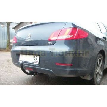 Фаркоп Bozal 1200/75 для Peugeot 408 sedan 2010- Фаркоп Bozal 1200/75 для Peugeot 408 sedan 2010-