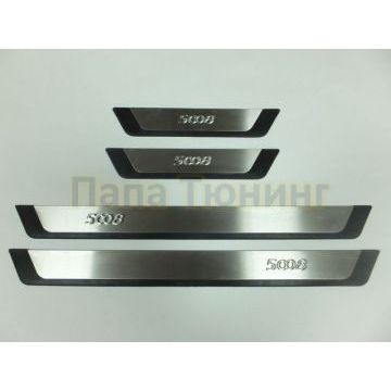 Накладки на дверные пороги 4 штуки Omsa_Line для Peugeot 5008 2009-2016 Накладки на дверные пороги 4 штуки Omsa_Line для Peugeot 5008 2009-2016