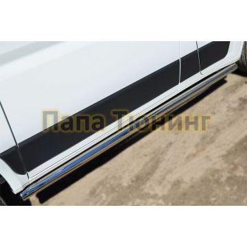 Пороги труба d57 вариант 3 РусСталь для Peugeot Boxer 2006-