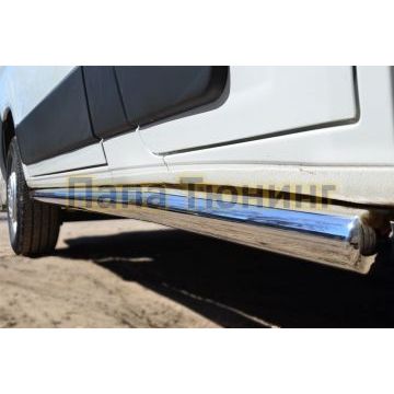 Пороги труба d57 вариант 3 РусСталь для Peugeot Boxer 2006-