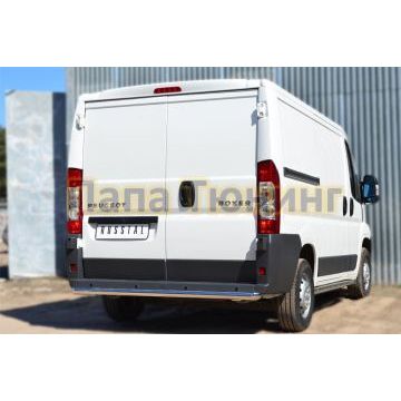 Защита заднего бампера d57 РусСталь для Peugeot Boxer 2006-