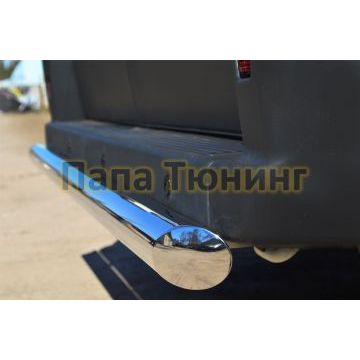 Защита заднего бампера d57 РусСталь для Peugeot Boxer 2006-