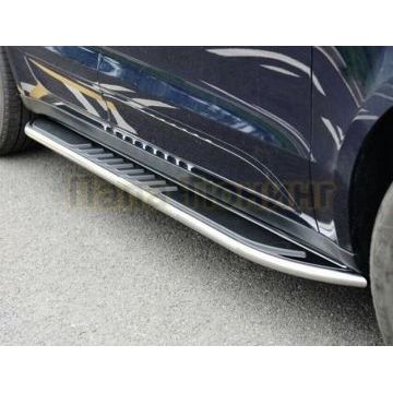 Пороги алюминиевые OEM Tuning для Porsche Macan 2013-2018