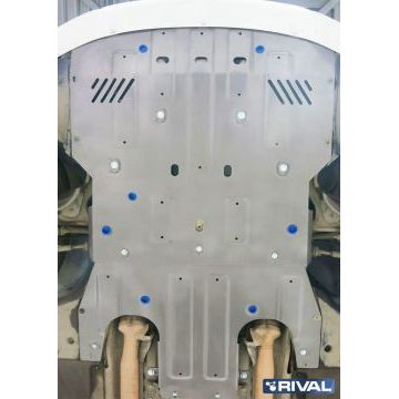 Защита картера алюминий 4 мм RIVAL для Porsche Panamera, V - 3.0; полный привод 2009-2016