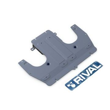 Защита КПП алюминий 4 мм RIVAL для Porsche Panamera, V - 3.0; полный привод 2009-2016