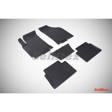 Коврики резиновые Seintex с рисунком Сетка для Chevrolet Lacetti/Ravon Gentra 2005- Коврики резиновые Seintex с рисунком Сетка для Chevrolet Lacetti/Ravon Gentra 2005-