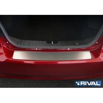 Накладка на задний бампер Rival с надписью для Ravon Nexia R3 2015-